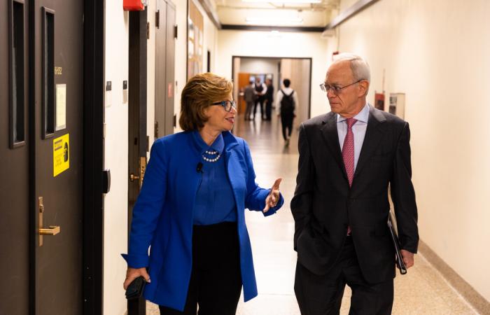 Valerie Jarrett and L. Rafael Reif, 2022 