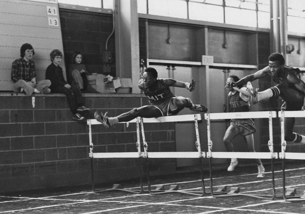 MIT Track hurdles