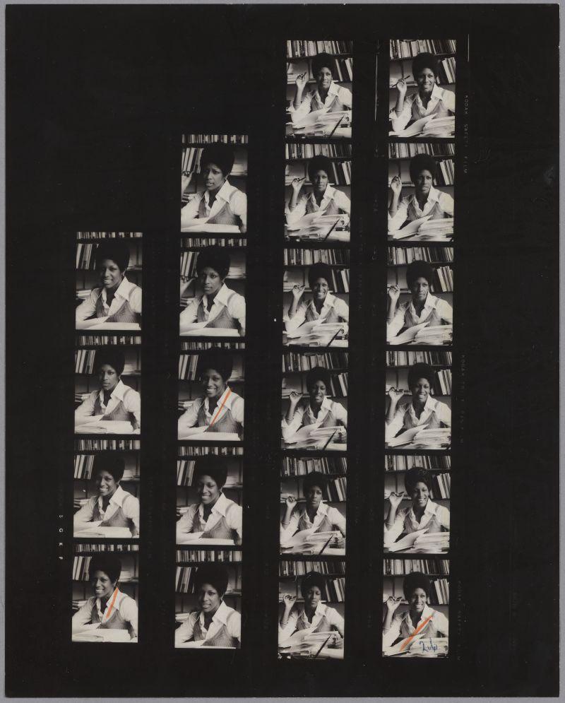 Contact sheet of Patricia Garrison, 1973