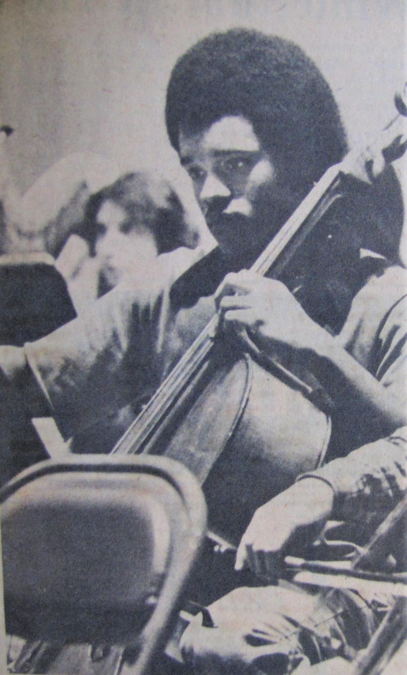 John Stroman at MITSO rehearsal, 1977