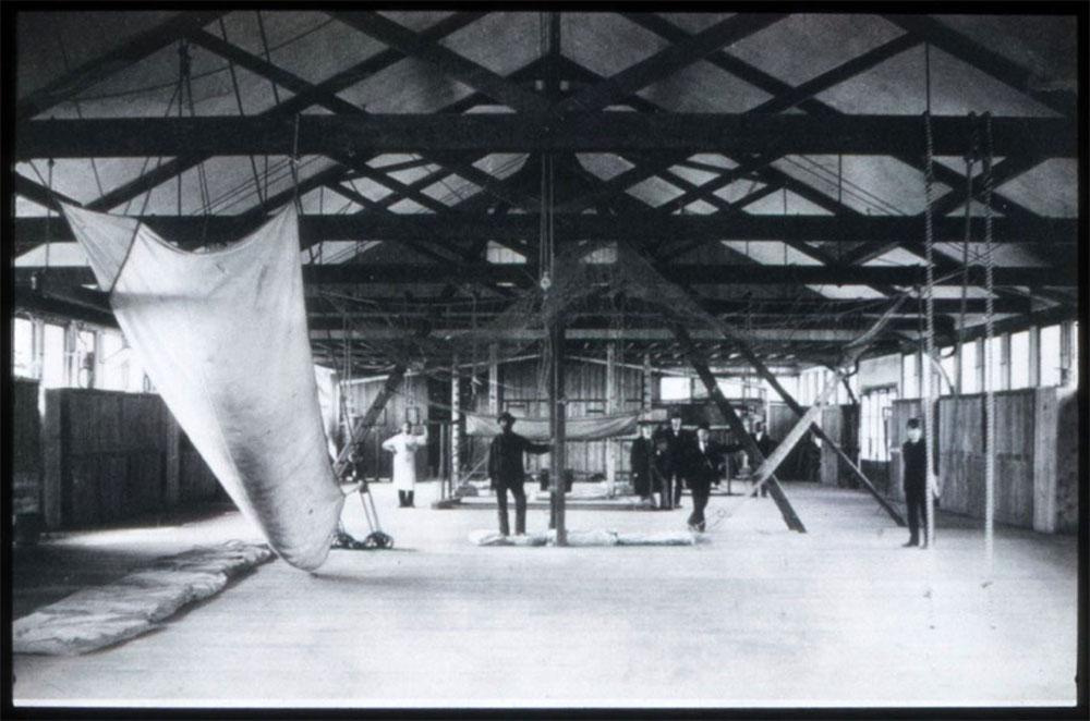 Jones’ Lunch at the Boston campus gymnasium, ca. 1878