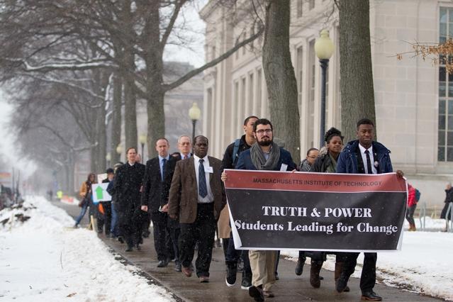 MLK Day silent march, 2016