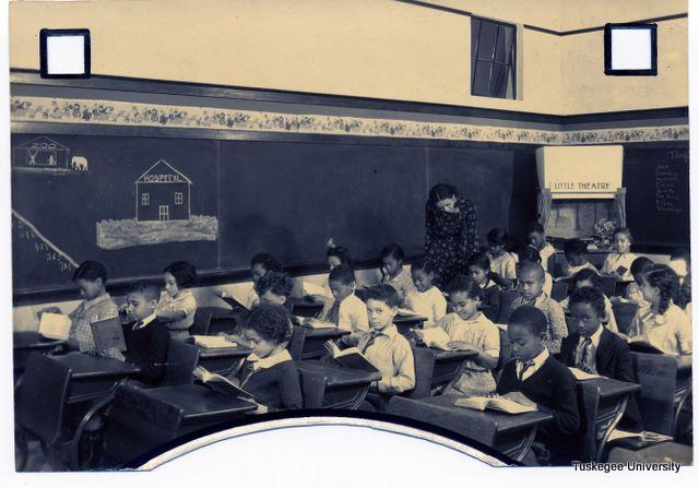 Students in Chambliss Children's House at Tuskegee Institute