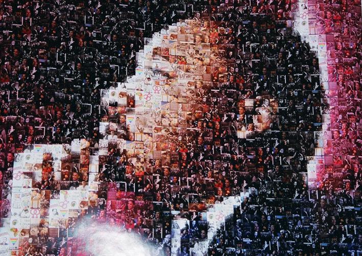 MLK photo mosaic, 2007